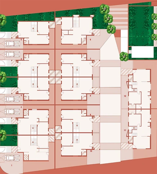Master Plan of Shree Rang Solitaire 1 in Raysan, Gandhinagar - Image 165395