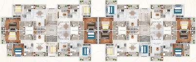 Floor Plan of Meher Ganga in Narendra Nagar, Nagpur - Image 114803