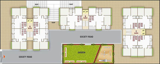 Master Plan of Shikhar Elegance in Nana Chiloda, Ahmedabad - Image 165465