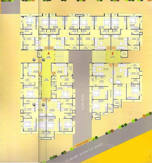 Master Plan of Shiv Shakti Residency in Kalol, Gandhinagar - Image 165511