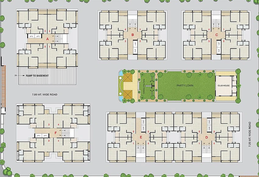 Master Plan of Shivalay City in Pethapur, Gandhinagar - Image 165537