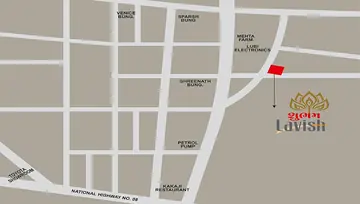 Location of Sanidhya Shubham Lavish - Image 165585