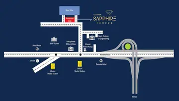 Location of Atharva Sapphire - Image 114811