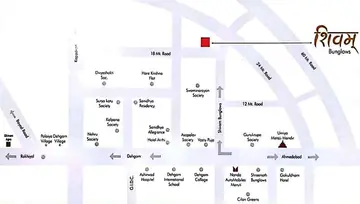 Location of Shivam Bunglows - Image 165623