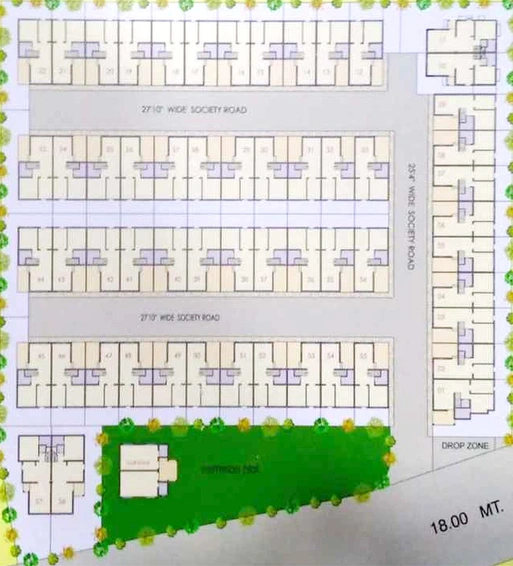 Master Plan of Shivam Bunglows in Dahegam, Gandhinagar - Image 165625