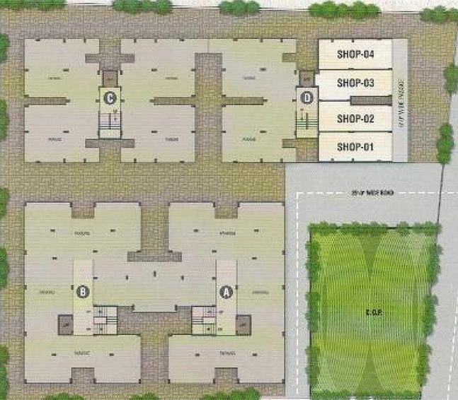 Master Plan of Shivalay Shivanand Avenue in Kalol, Gandhinagar - Image 165655