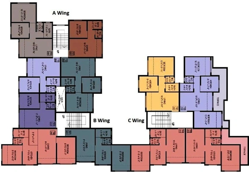 Floor Plan of Shrehit Krishna Kunj in Palghar, Palghar - Image 165846