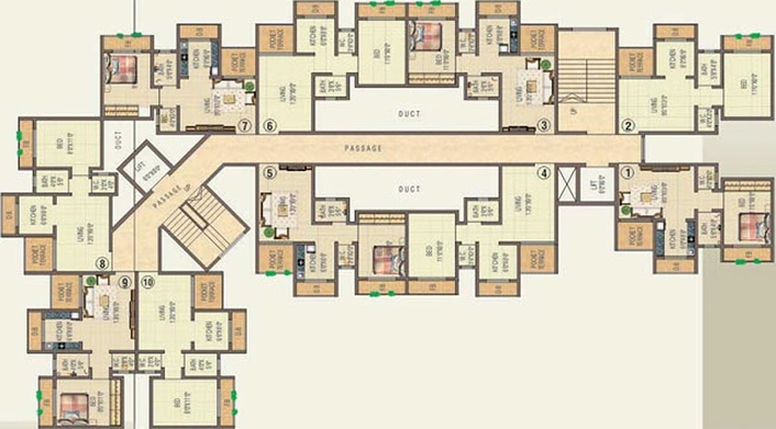 Floor Plan of KM Narmada Mohan in Naigaon East, Palghar - Image 165880