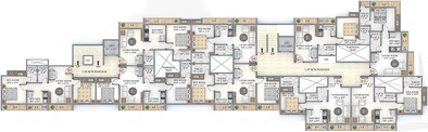 Floor Plan of Horizon Palms 3 in Thane West, Thane - Image 165885