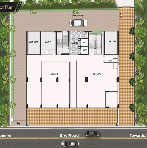 Master Plan of Paradigm Nivan in Khar West, Mumbai - Image 165909