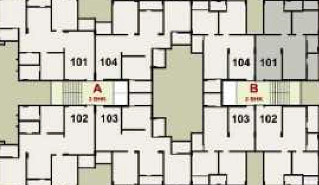 Floor Plan of Silicone Hills in Raysan, Gandhinagar - Image 166096