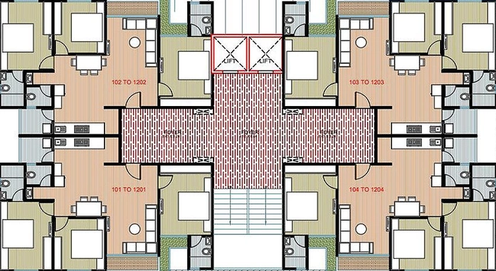 Floor Plan of Shree Sky View in Sughad, Gandhinagar - Image 166103
