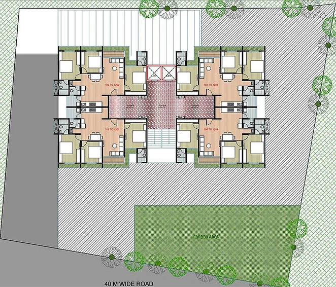 Master Plan of Shree Sky View in Sughad, Gandhinagar - Image 166104
