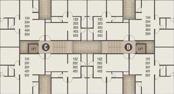 Floor Plan of Shree Sopan Pratishtha in Kudasan, Gandhinagar - Image 166331