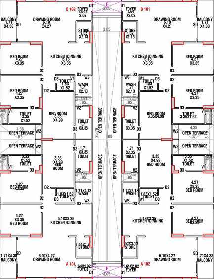 Floor Plan of Sun Spacelink in Koba, Gandhinagar - Image 166359