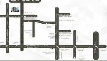 Location of Nand Yashoda Highrise - Image 166379