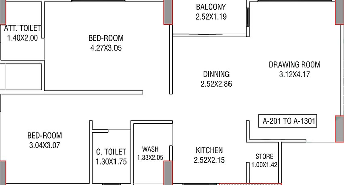 2 BHK Flat in Sparsh Shine in Palaj, Gandhinagar - Image 815257