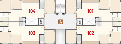 Floor Plan of SS Swastik Sopan 1 in Kudasan, Gandhinagar - Image 166749