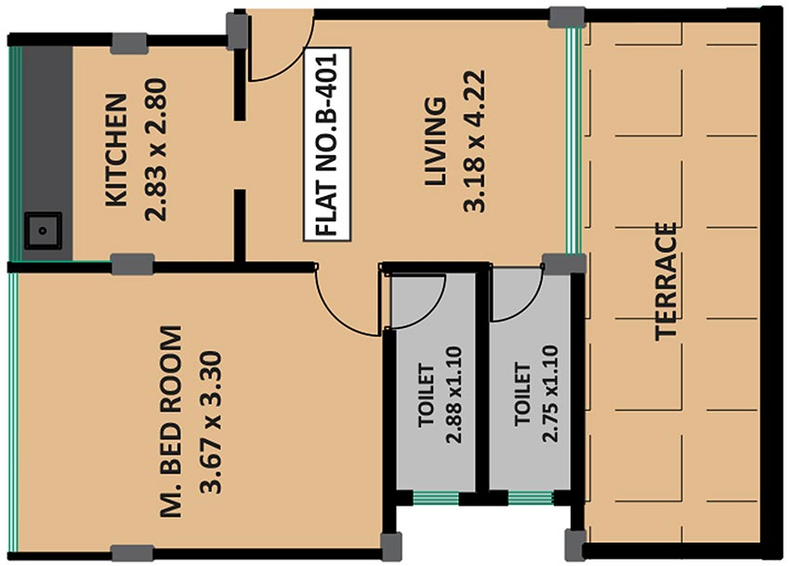 1 BHK Flat in Ashwa Glory in Igatpuri, Nashik - Image 815429