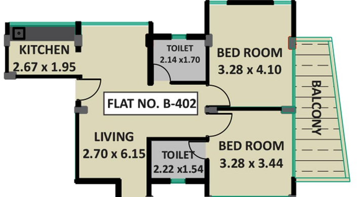 2 BHK Flat in Ashwa Glory in Igatpuri, Nashik - Image 815433