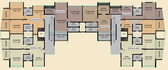 Floor Plan of Ashwa Glory in Igatpuri, Nashik - Image 166980