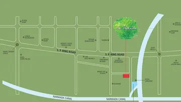 Location of Shreenath The Parkside - Image 167073