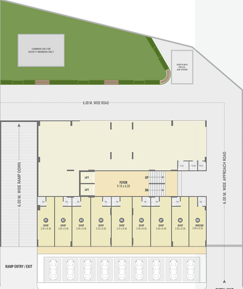 Master Plan of Parishram The Venetia in Vaishnodevi Circle, Ahmedabad - Image 167115