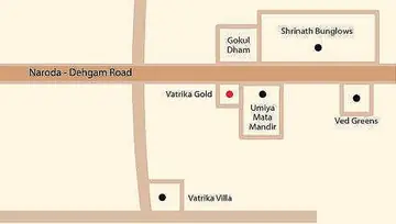 Location of Shree Vatrika Gold - Image 167253