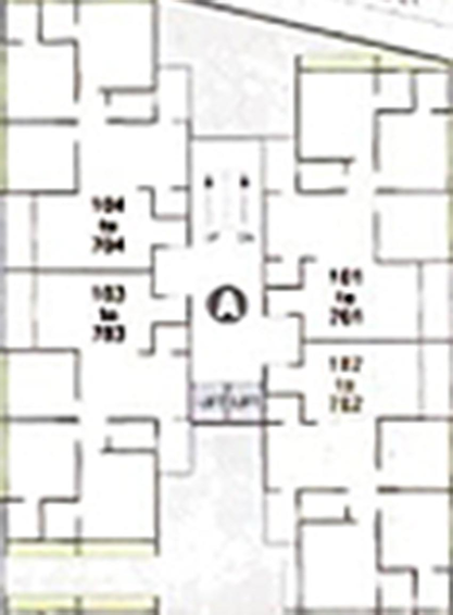 Floor Plan of Ved Green in Dahegam, Gandhinagar - Image 167301