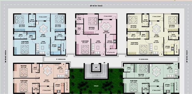Master Plan of MK Greens in Madhurawada, Visakhapatnam - Image 167372