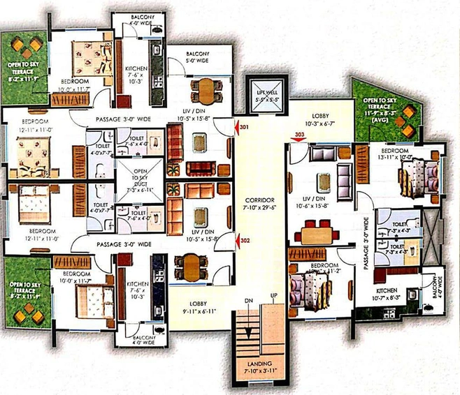 Floor Plan of Maharshee Agasti in Somalwada, Nagpur - Image 167422
