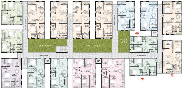 Floor Plan of MK Presidency in Madhurawada, Visakhapatnam - Image 167467