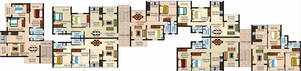 Floor Plan of Cosme The Meadows in Aradi Socorro, Goa - Image 167510