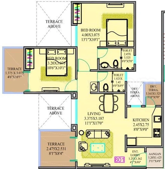 2 BHK Flat in Majestique Alkasa Phase 2 in Hadapsar, Pune - Image 747375