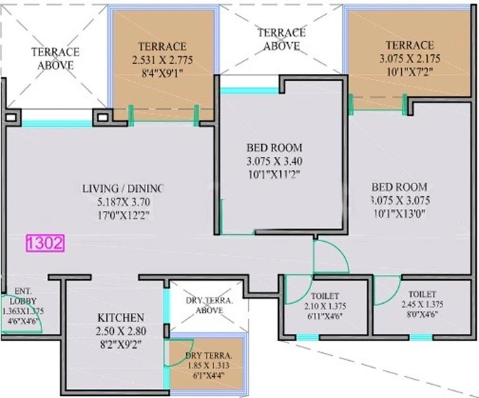 2 BHK Flat in Majestique Alkasa Phase 2 in Hadapsar, Pune - Image 747376