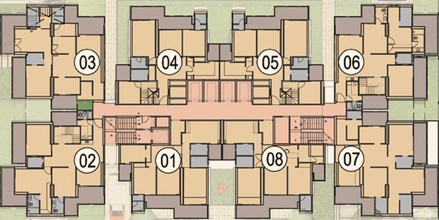 Floor Plan of SKA Divine in Wave City, Ghaziabad - Image 167629