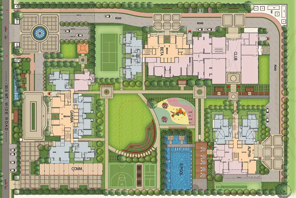 Master Plan of SKA Divine in Wave City, Ghaziabad - Image 167631