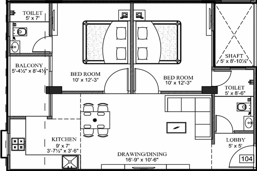 2 BHK Flat in Parth Sunrise in Jagatpura, Jaipur - Image 815628