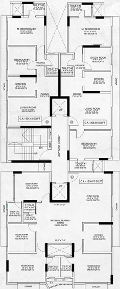 Floor Plan of Spark Bileshwar Darshan in Vile Parle East, Mumbai - Image 101471