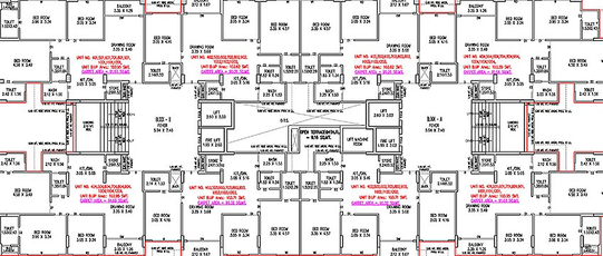 Floor Plan of Associated Vishwam in Adalaj, Gandhinagar - Image 167791