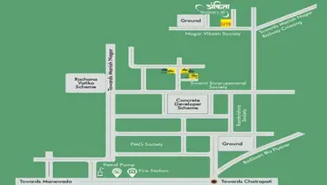 Location of Ankita Residency 3 - Image 167799