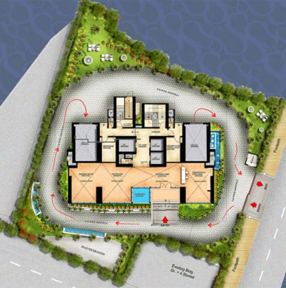 Master Plan of Shristi Sea View in Mahim West, Mumbai - Image 169064