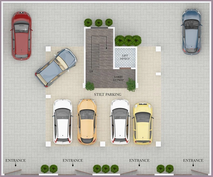 Master Plan of Vivek Om Apartment in Manish Nagar, Nagpur - Image 169077