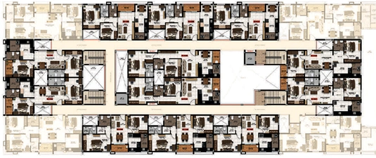Floor Plan of Purnaya Adhya in Saravanampatti, Coimbatore - Image 169113