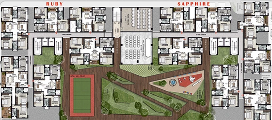 Floor Plan of Mayflower Emerald in Udayampalayam, Coimbatore - Image 169141