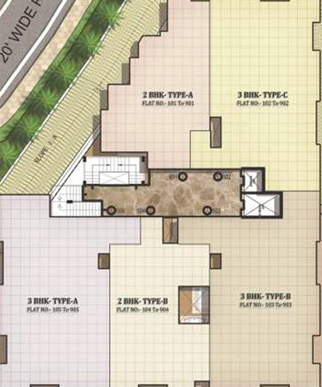 Floor Plan of Unique Pristine in Mansarovar, Jaipur - Image 169254