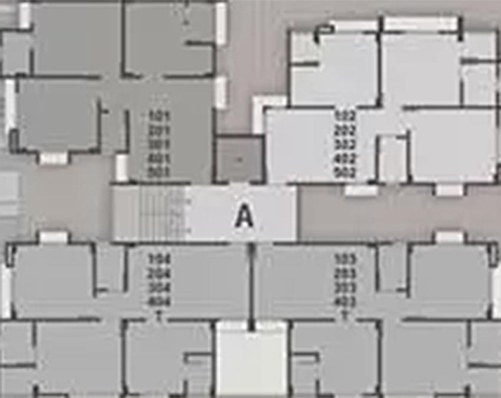 Floor Plan of Shyam Sharan Residency in Sargasan, Gandhinagar - Image 169301