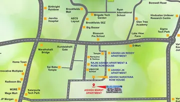 Location of Ashish MNRST Apartment - Image 169470