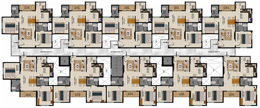 Floor Plan of Unitd 49 in Saravanampatti, Coimbatore - Image 169584