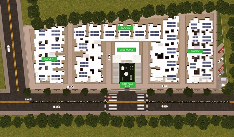 Master Plan of Unitd 49 in Saravanampatti, Coimbatore - Image 169585